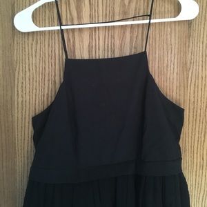 Free People Black Linen Maxi Dress Size S